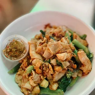 Pad see ew with chicken