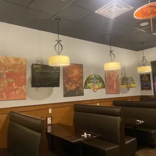the interior of a restaurant