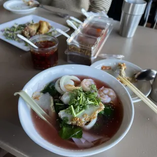 P8 Yen Ta Fo (Pink Noodle Soup)