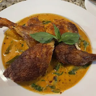 Duck pumpkin curry