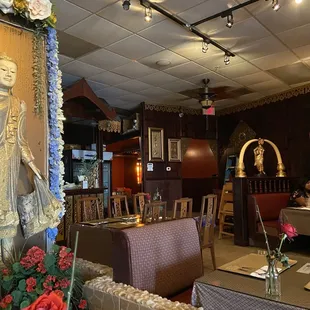 the interior of a restaurant