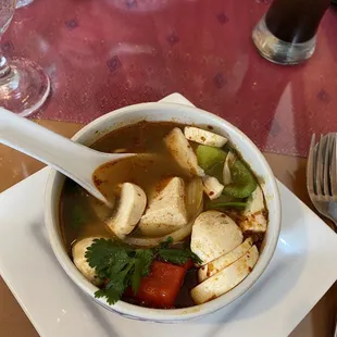 Tom Yum (lemongrass) soup