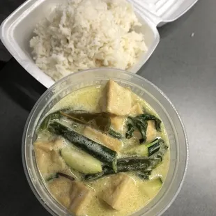 Green Curry w/ Tofu