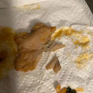 Still green when pulled apart