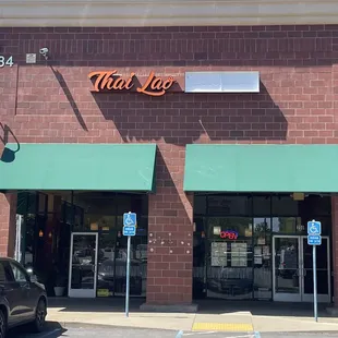 Thai also storefront.