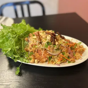 Nam Khao - yum! $14.55