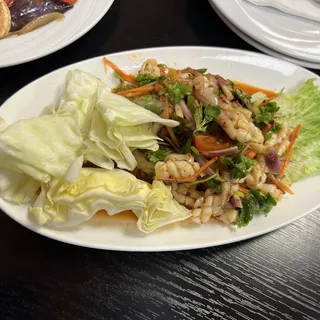 9. Yum Pla Muk Salad
