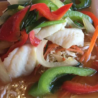 Steamed Fish with Soy Sauce