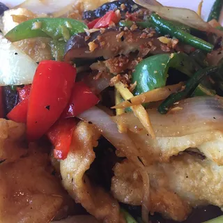 Fish Fillet with Ginger Sauce