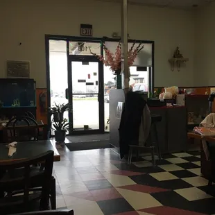 Mom and pop and son operation ! Very Buddhist ... hope the food is good