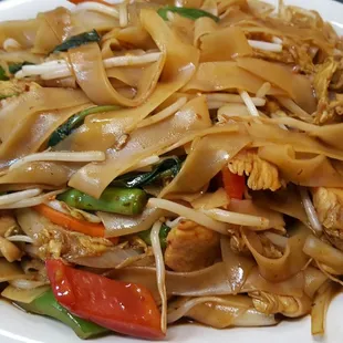 This is traditional Thai and hotter. The flavor was probably the best I've ever eaten at a Thai restaurant.