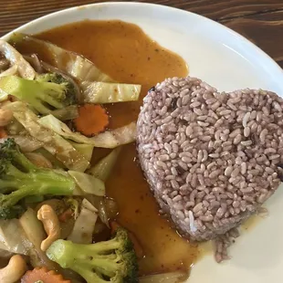 Cashew veggies stir fry