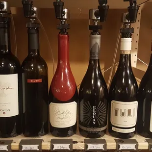 Sample of what people can get by the glass anytime.