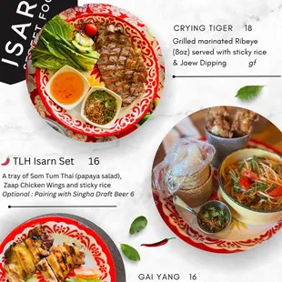their Isarn Menu