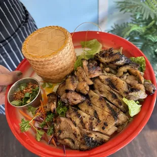 BBQ Chicken &amp; Sticky Rice