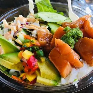Salmon poke