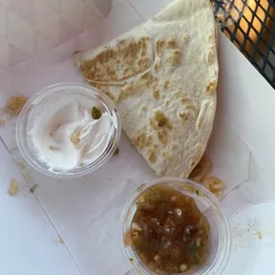 Chicken Curry Quesadilla