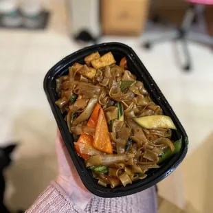 Drunken Noodle, no egg added zucchini