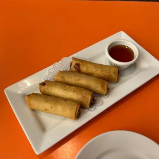 Spring rolls vegetables only