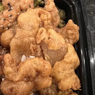 No meat was in the battered chicken