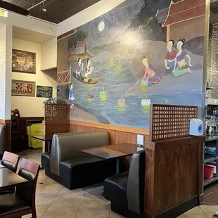 Inside of the restaurant