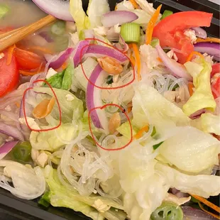 Glass noodle salad