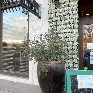 Front of the restaurant