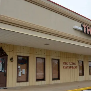 the front of the restaurant