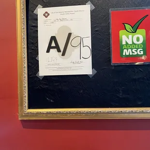 Health and safety report grade