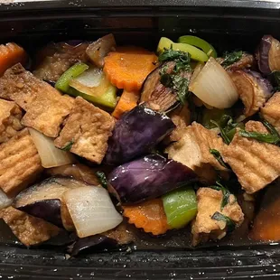 Eggplant with tofu