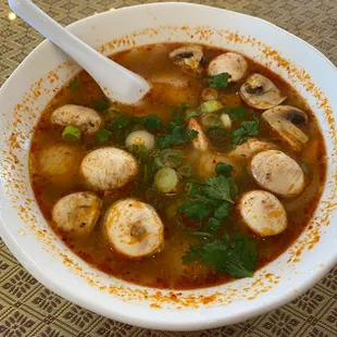 15. Tom Yum Soup shrimp