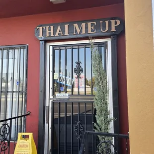 Thai Me Up front door
