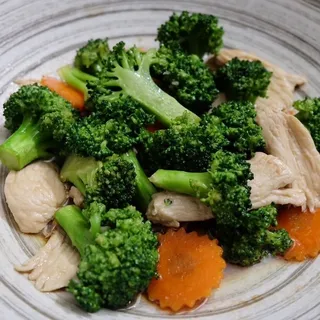 33. Broccoli with Oyster Sauce