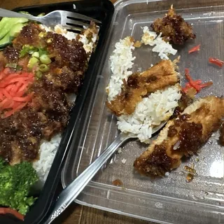 3. Spicy Chicken Katsu Rice Bowl