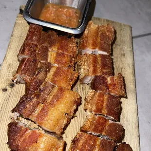 Fried pork belly