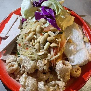 Papaya Salad Platter