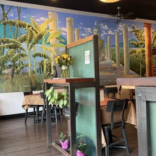 Tropical Buddha Mural