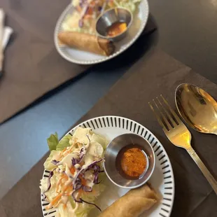 a plate of food on a table