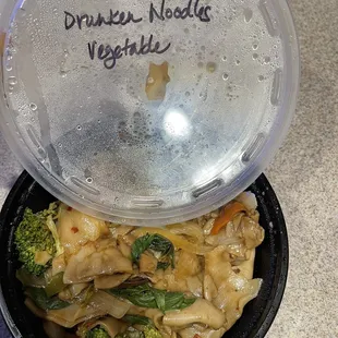 "Mushy" Drunken noodles