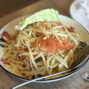 Papaya Salad with Dried Shrimp