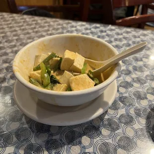 Parang Curry with soft tofu (half eaten...sorry couldn't wait)