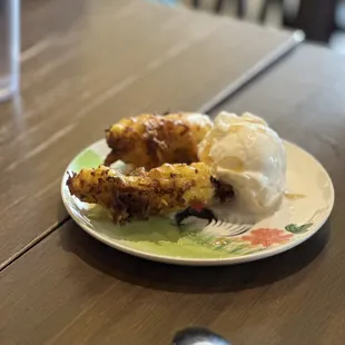 Fried Banana with Honey