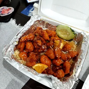Orange chicken Thai Style