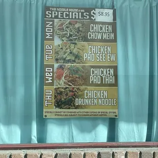 Daily Specials