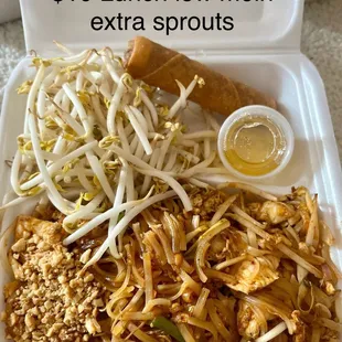 Pad Thai (lunch) not low mein