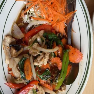 Spicy Sweet Basil with pork