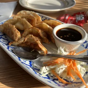 Chicken Potstickers were on point this morning.