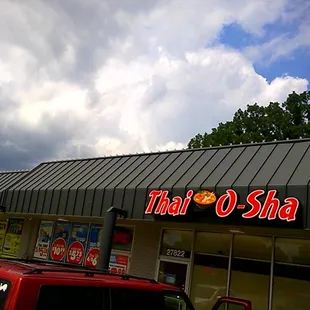 outside