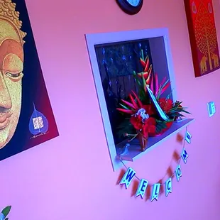 sushi and sashimi, interior