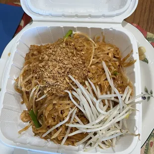 42. Phad Thai, 5 stars with chicken. My go to comfort food!